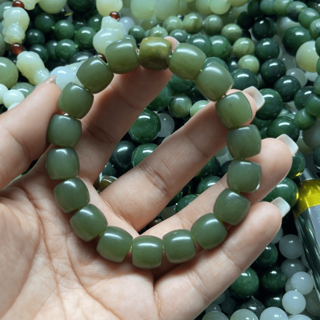 和田玉手链未镶嵌