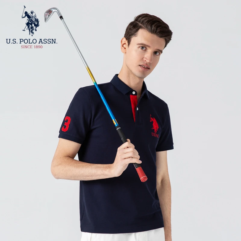 【悠悠专享】U.S. POLO ASSN.短袖polo翻领夏季运动休休闲DP21002