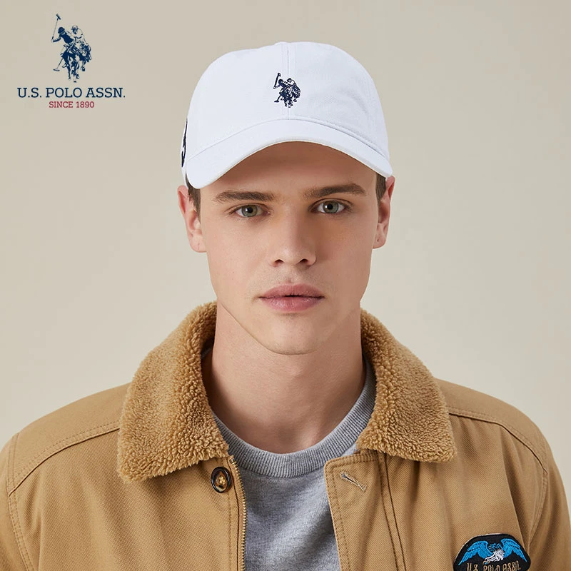 U.S.POLO ASSN.男女遮阳帽百搭休闲情侣韩版帽子B595133005