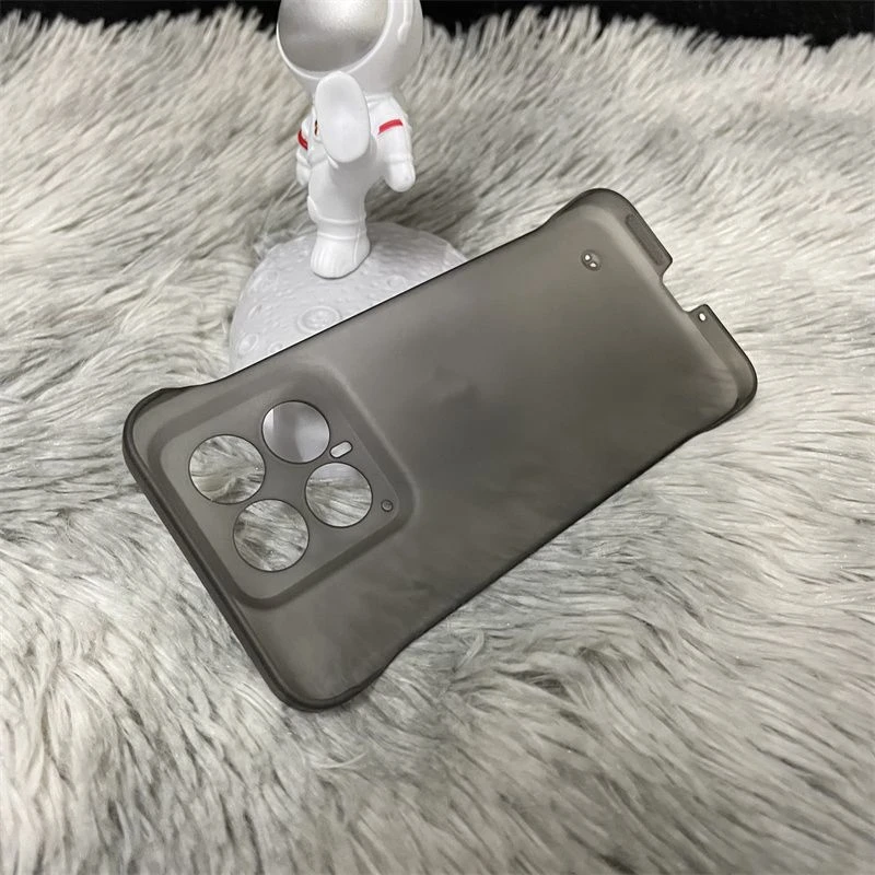 适用小米14/14Pro高颜值透黑手机壳超薄磨砂肤感硬壳半包保护套男