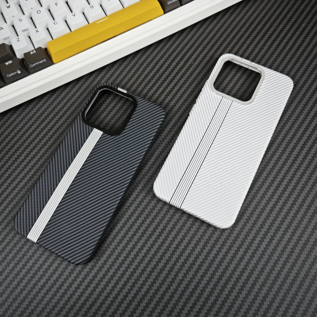 适用适用小米14手机壳碳纤维纹理超薄Xiaomi13pro简约肤感磨砂pc