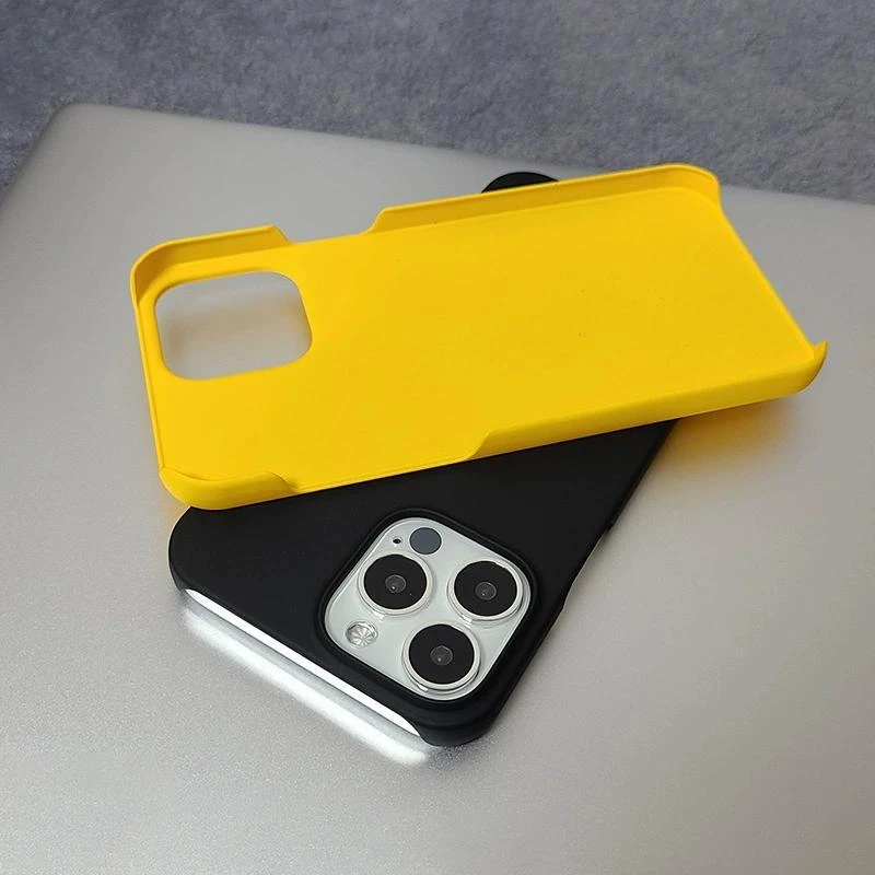 适用苹果15手机壳14半包无边iPhone13promax硬壳12保护壳mini超薄