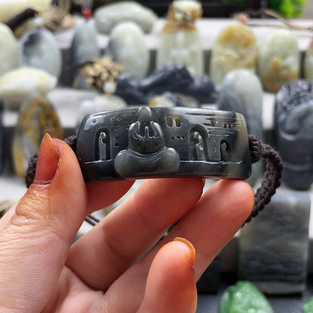 和田玉颈饰未镶嵌