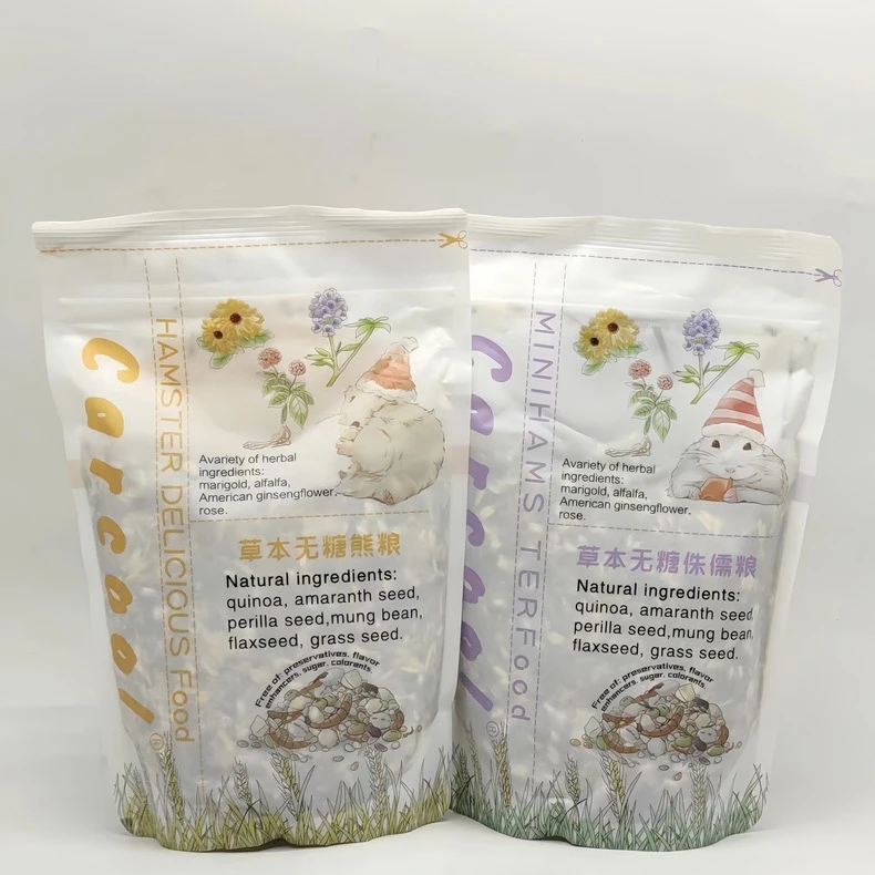 Carcool新版草本熊粮侏儒仓鼠粮合成粮营养辅食混粮磨牙零食饲料