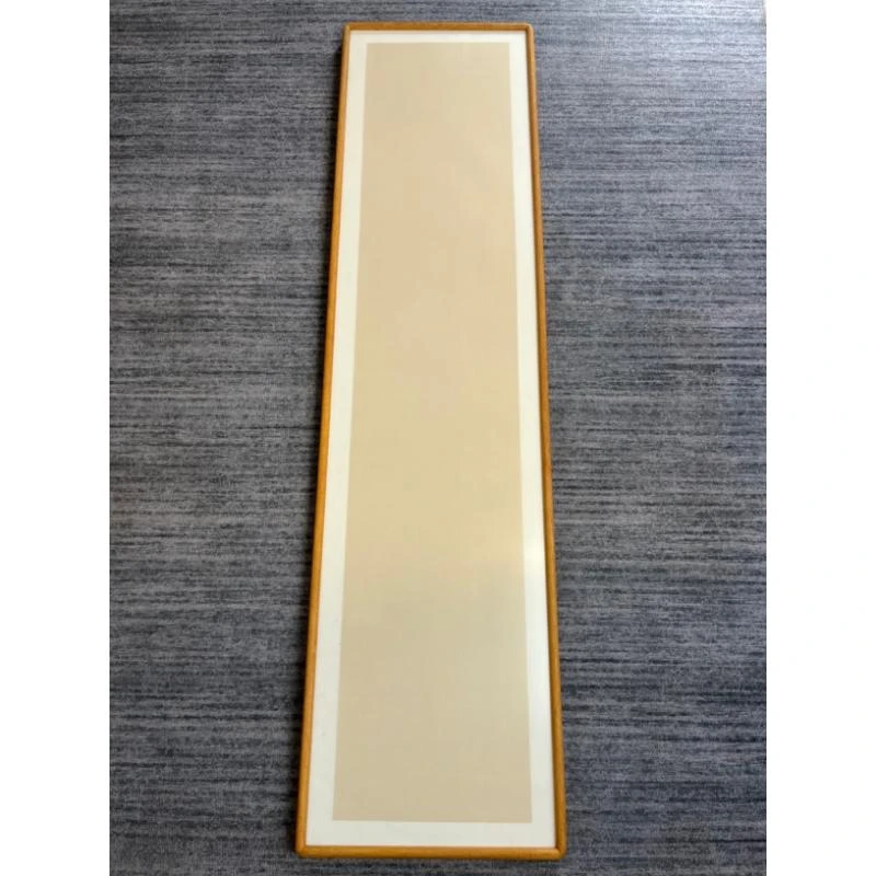 138*34实木榫卯画框有机玻璃龙骨背板宣纸随机