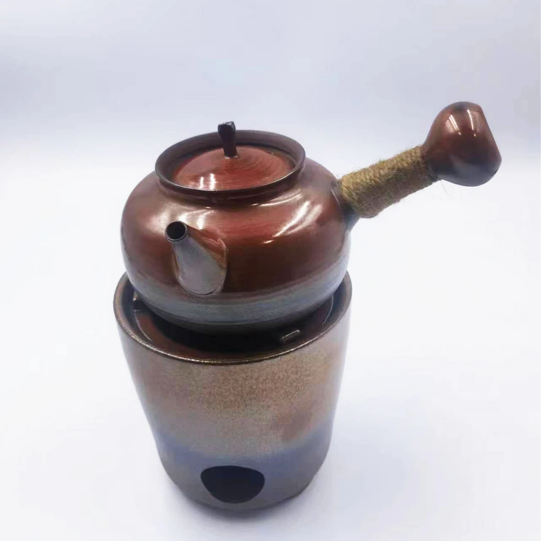 潮汕红泥炭炉风炉煮茶器陶瓷水壶陶壶复古功夫茶炉