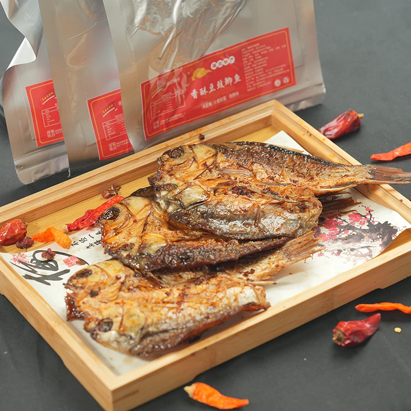 正宗香酥豆豉鲫鱼