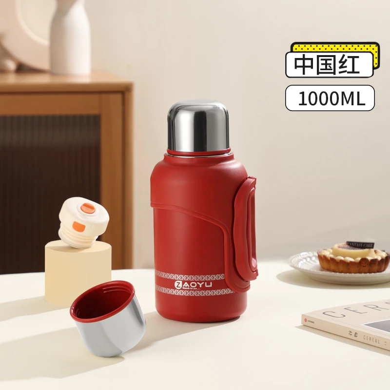 金刚壶316不锈钢茶水分离长效保温保冷壶大容量开水瓶小口袋便携