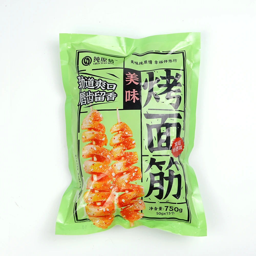烤面筋串网红休闲食品香辣解馋小吃即食零食手工专用烧烤