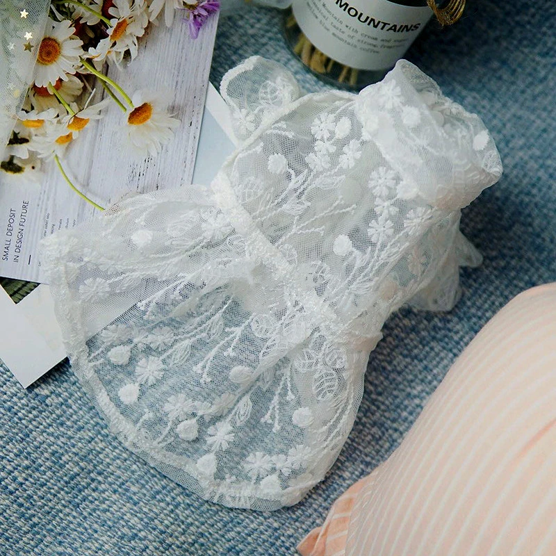宠物夏季蕾丝透气防晒裙子可爱精致狗狗衣服通用