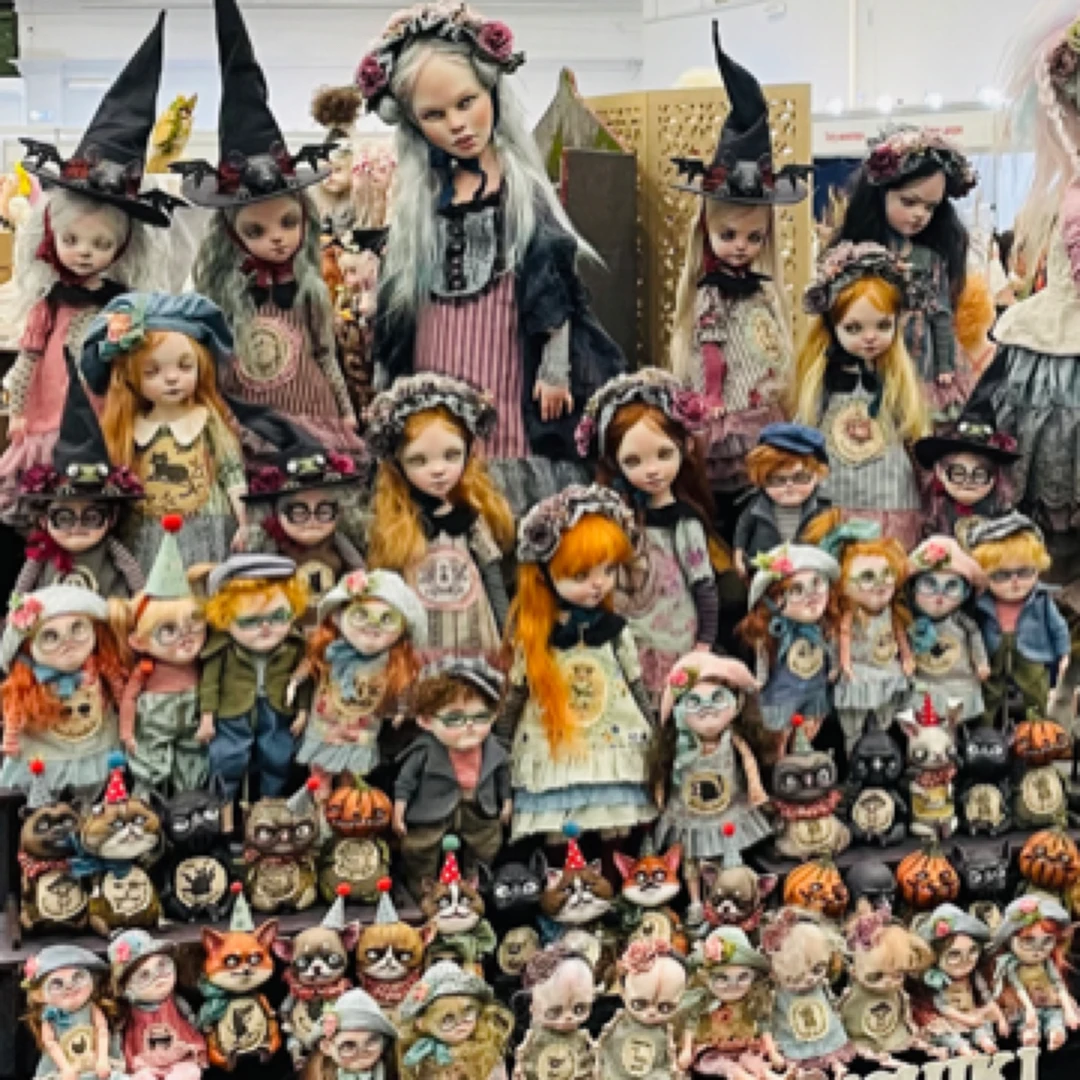 俄罗斯艺术家手作玩偶展