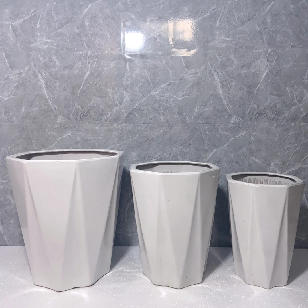 八方菱形天堂鸟网红轻奢颜值专用龙血树陶瓷龟背绿植落地阳台花盆