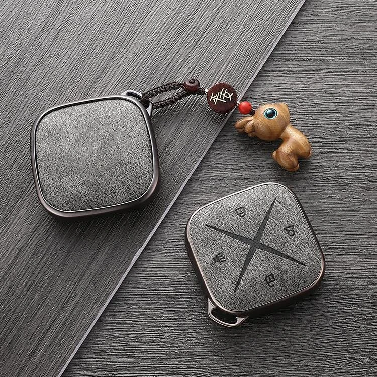 专用别克E5蓝牙实体钛立方钥匙套新款E4汽车改装全包保护壳男女扣