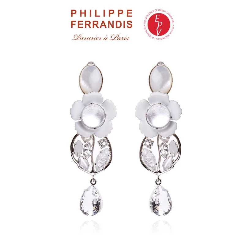 PHILIPPE FERRANDIS  耳环 【法国进口】高定珍藏版山茶花耳环