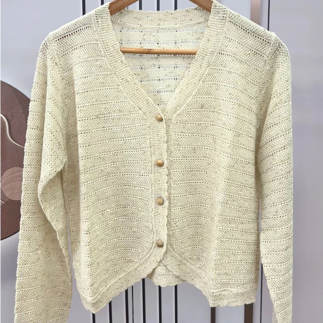 【金丝开衫】气质百搭时尚秋季百搭