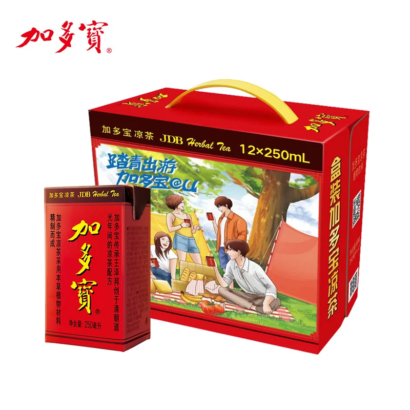 加多宝凉茶 植物饮料250*12盒/箱ybx