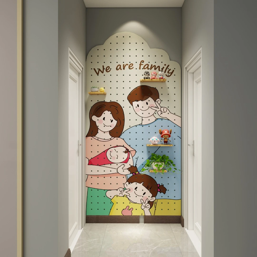 【可定制】纯实木温馨家装洞洞板收纳阳台玄关简约孕妇可用家用客厅