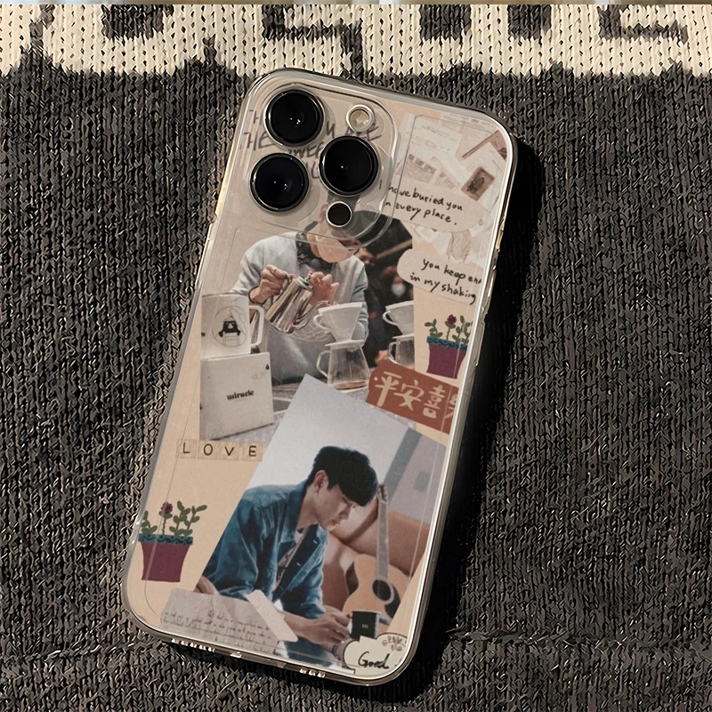 39应援林俊杰手机壳适用苹果13vivoppo华为荣耀透明小米