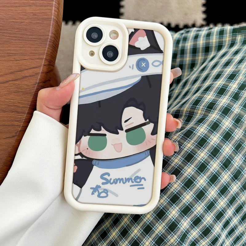 萧逸Q版手机壳苹果13vivoiqooppo华为荣耀小米阶梯防摔