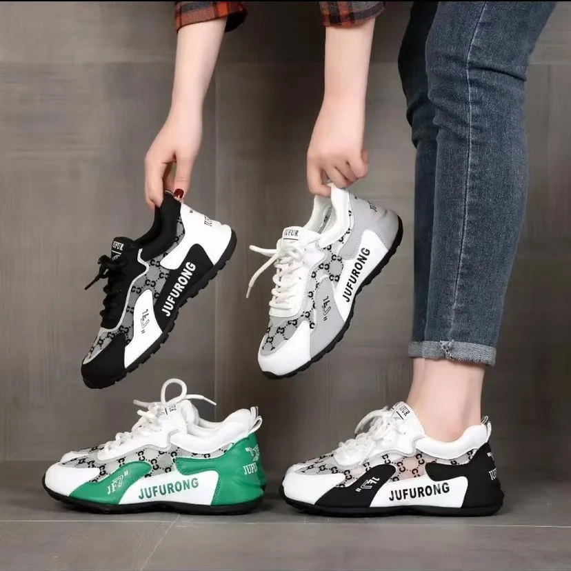 {欧根纱}夏季新款透网男女同款休闲软底运动情侣老爹鞋9928潮鞋