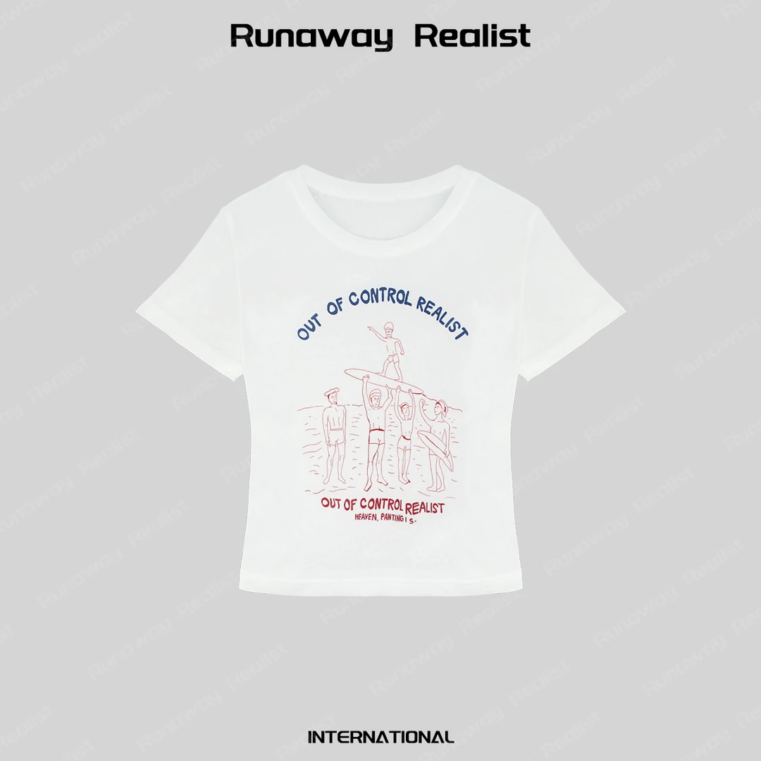 【RUNAWAY REALIST】透透的海边度假夏季时尚小T S190