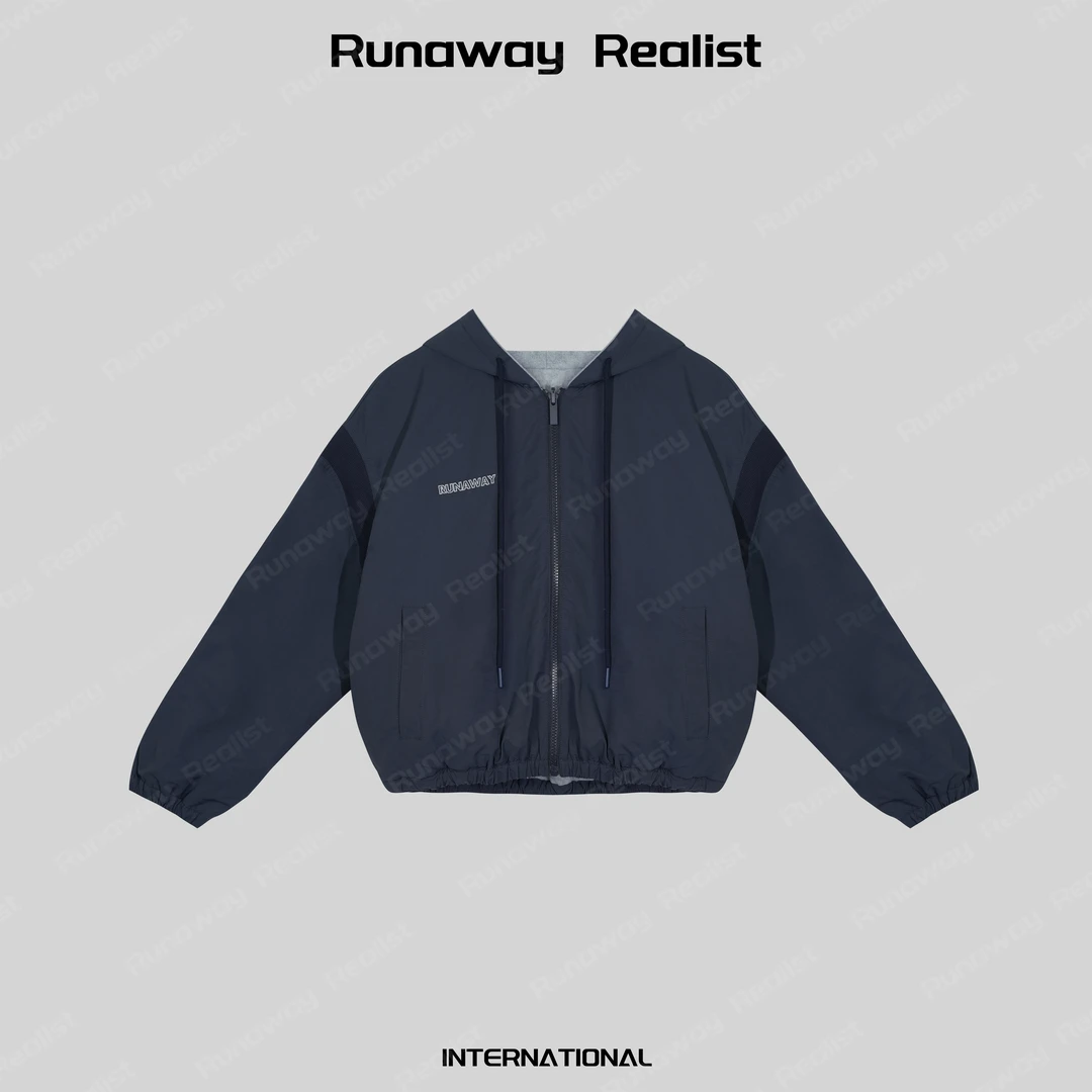 【RUNAWAY REALIST】休闲党必入！双面穿摇粒绒短款夹克 W283