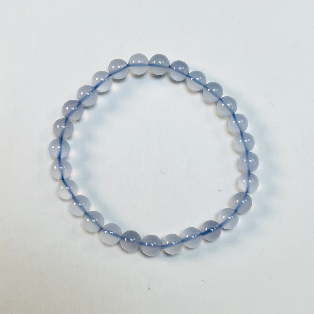 【窃蓝】蓝玉髓手串/夏日清新超仙显白/卡6+mm约28粒/多样性发货