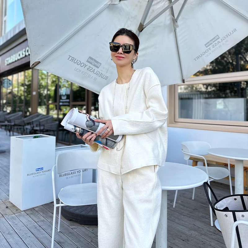 VESSI金社长“云漫远屿”提花羊毛肌理外套