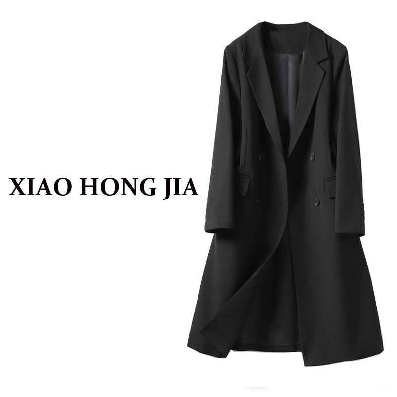 黑色西装外套女2025春秋季新款韩版宽松显瘦时尚百搭气质休闲大衣