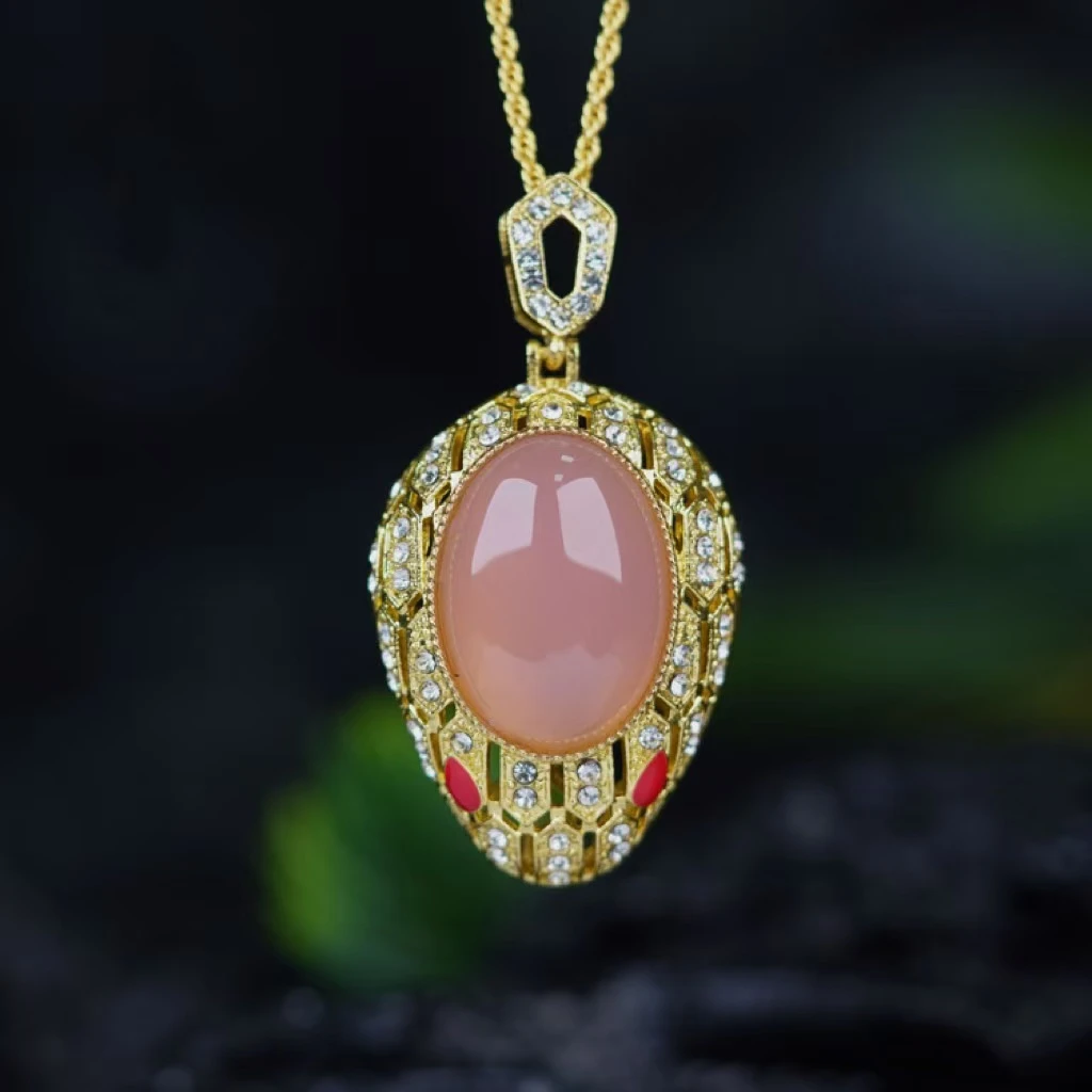 【蛋面DM20】天然正品玉鸽子蛋 玉髓 玉中精髓 万事顺遂 赠链