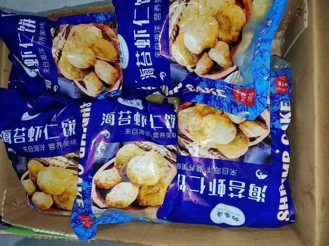 海苔虾仁饼炸虾排