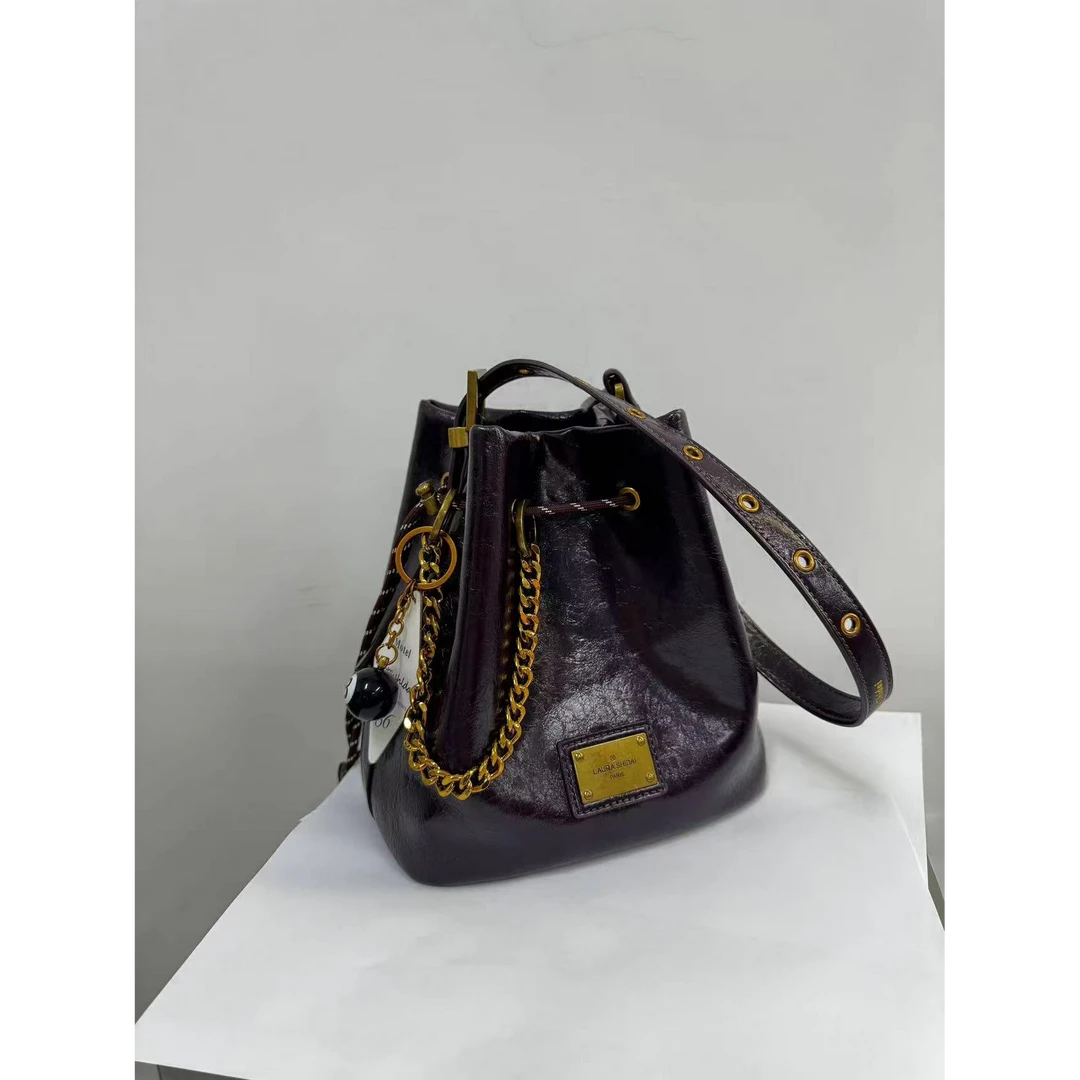 【南沙瑞熙】SD-3688-黑加伦紫RAIN.CUN轻奢小众时尚女士包