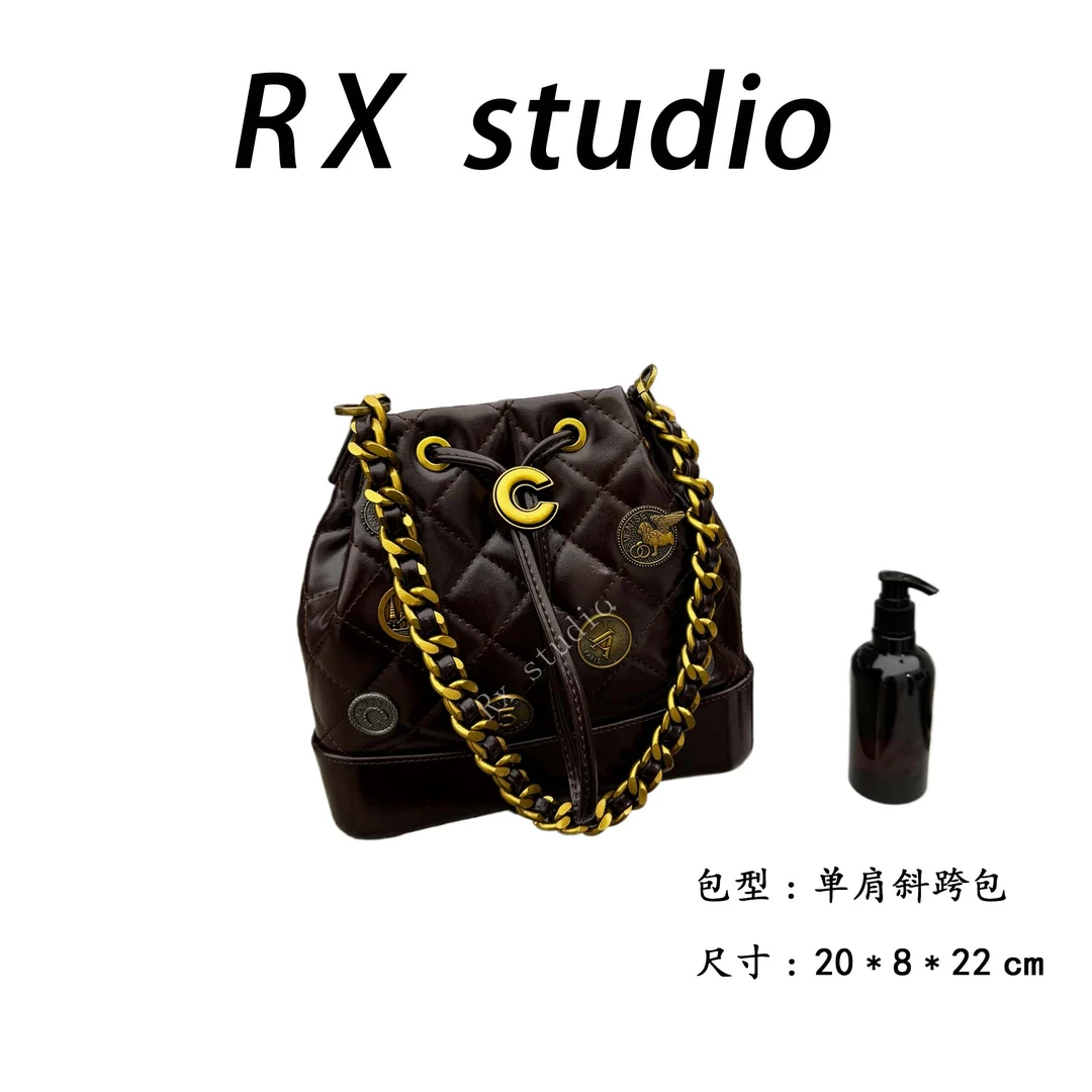 【南沙瑞熙】SD-5112-小香咖休闲百搭女士小众简约单肩气质女包