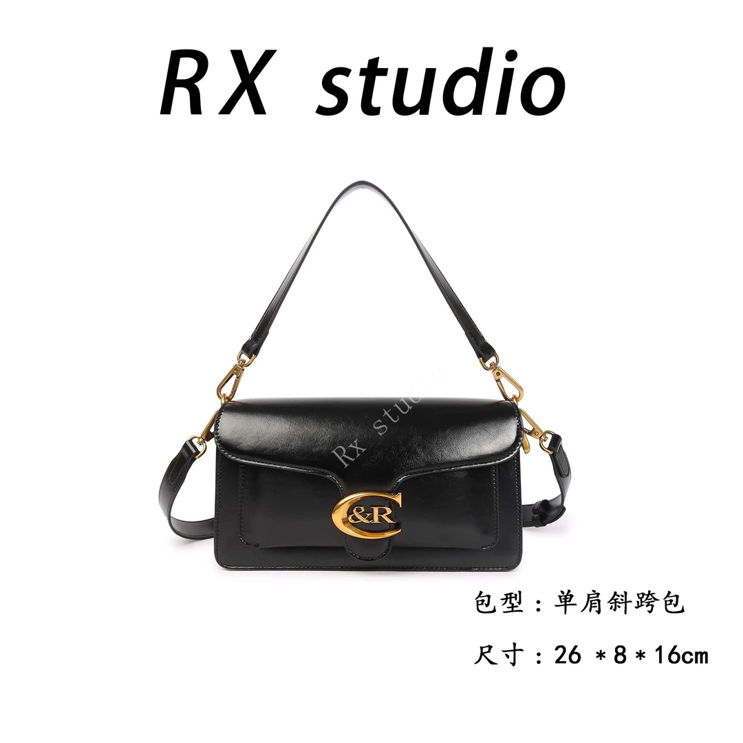 【南沙瑞熙】BF-66126-1-黑色RAIN.CUN轻奢小众时尚女士包