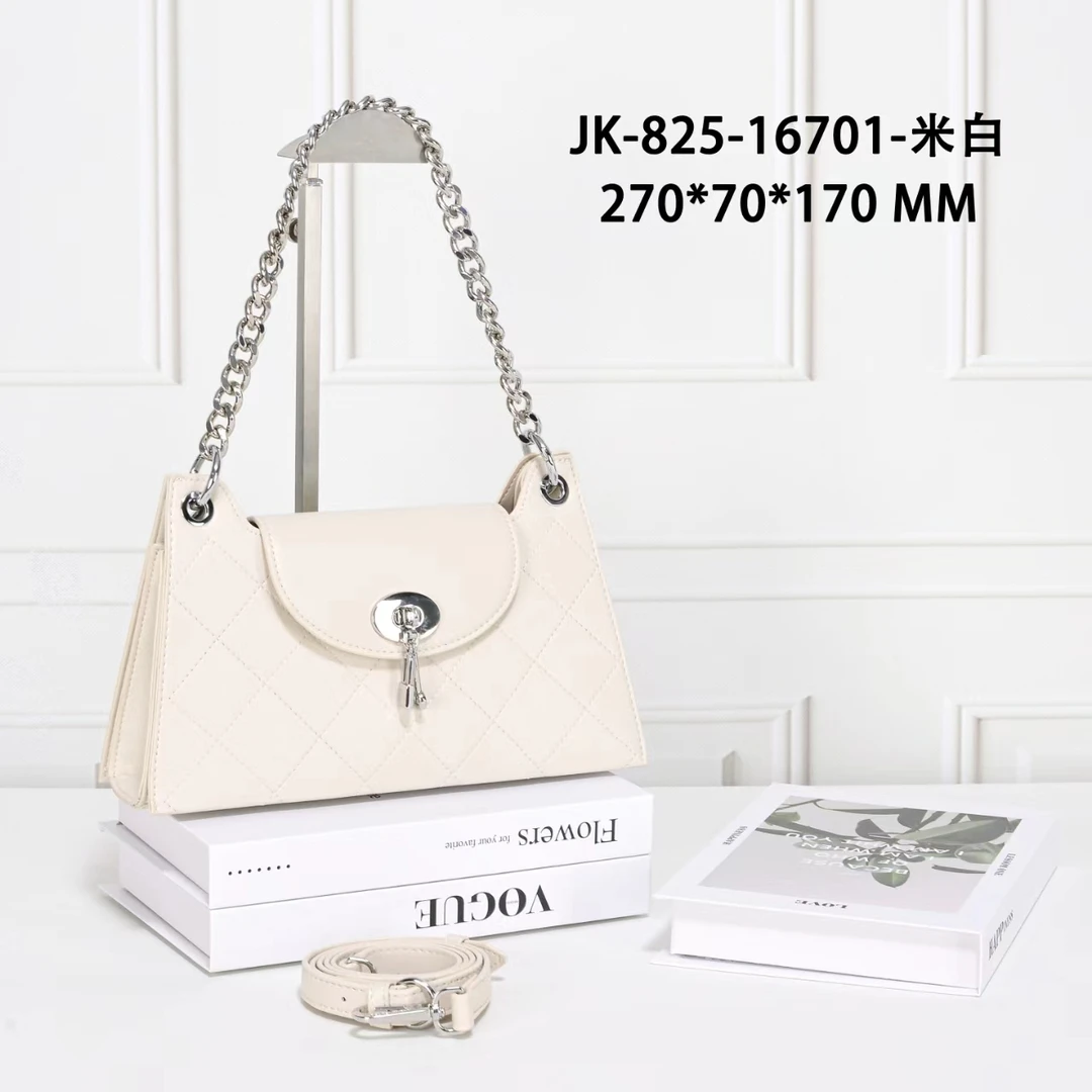 【瑞熙定制】GQ-16701-米白众设计感时尚百搭ins女士包包