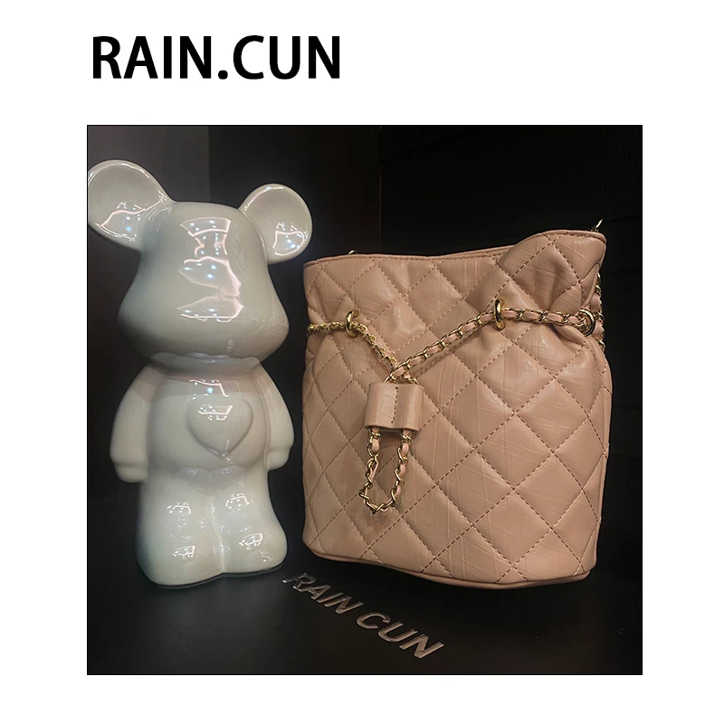 【南沙瑞熙】ZT-D8612-柔雾粉轻奢小众设计感时尚百搭ins女士包包