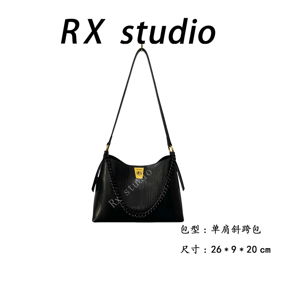 【南沙瑞熙】QYX-9575-1-黑色RAIN.CUN轻奢小众时尚女士包