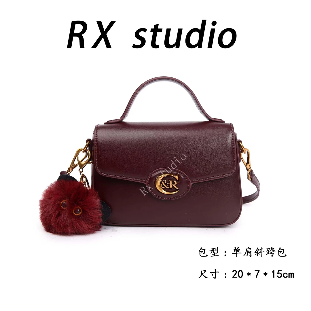 【南沙瑞熙】BF-66162-安可拉红RAIN.CUN轻奢小众时尚女士包