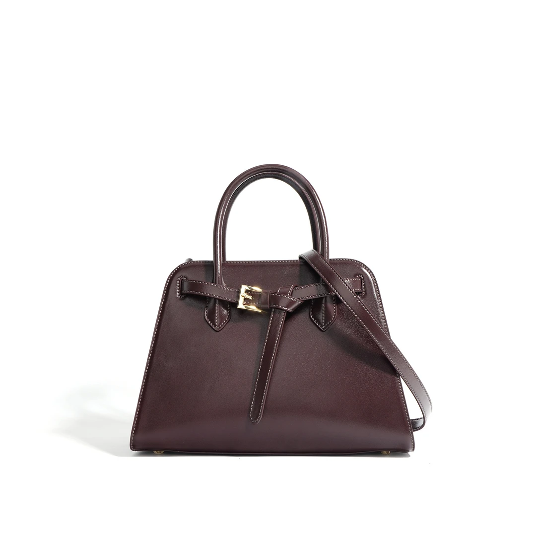 【南沙瑞熙】ZG-M7930-紫檀色RAIN.CUN轻奢小众时尚女士包