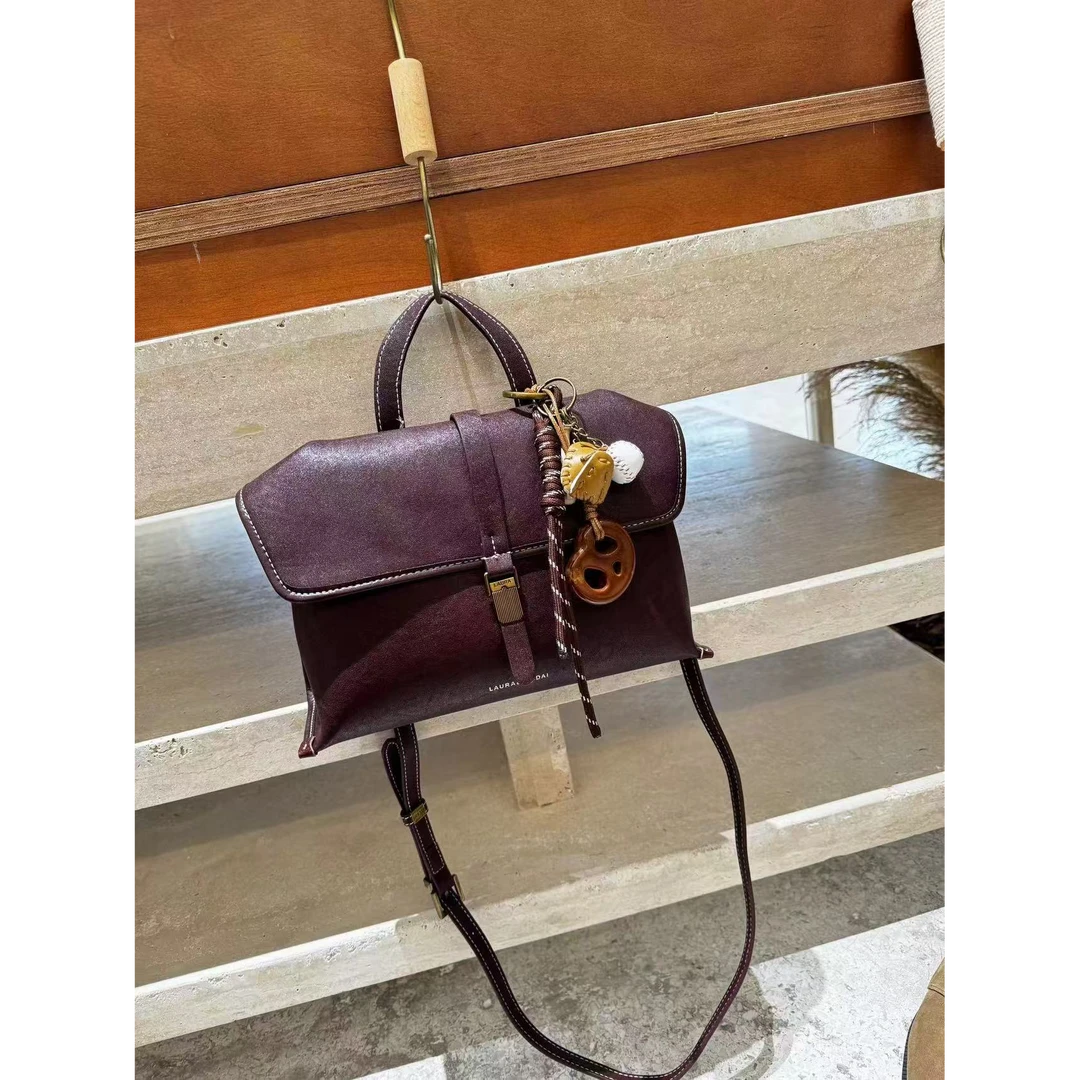 【南沙瑞熙】SD-3911-红色RAIN.CUN轻奢小众时尚女士包