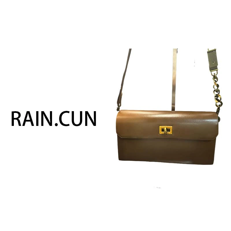 【南沙瑞熙】SD-3931-古早咖啡RAIN.CUN轻奢小众时尚女士包