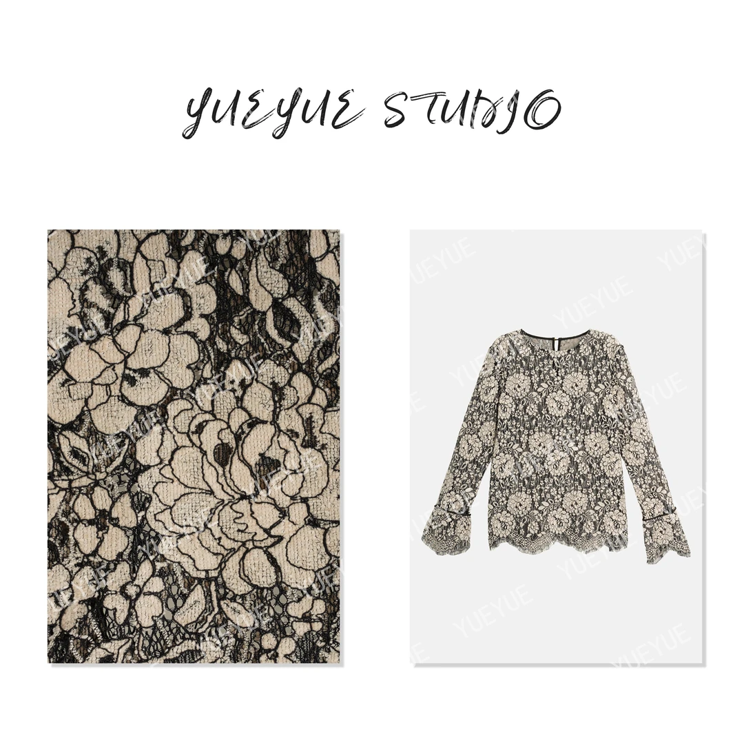 月老板“牡丹”秋季新款花纹长袖打底衫-43685