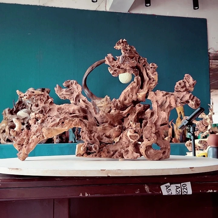 黑果木君****》878金丝红木羊蹄甲半成品