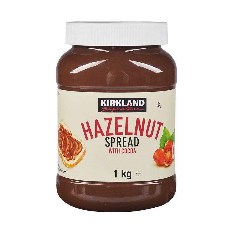 德国榛子可可酱KIRKLAND柯克兰巧克力酱榛子酱 烘焙早餐1KG抹面包