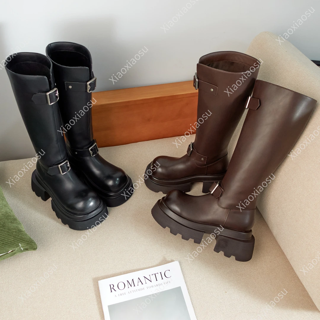 小小苏【双扣】2025时尚靴女百搭休闲靴时尚