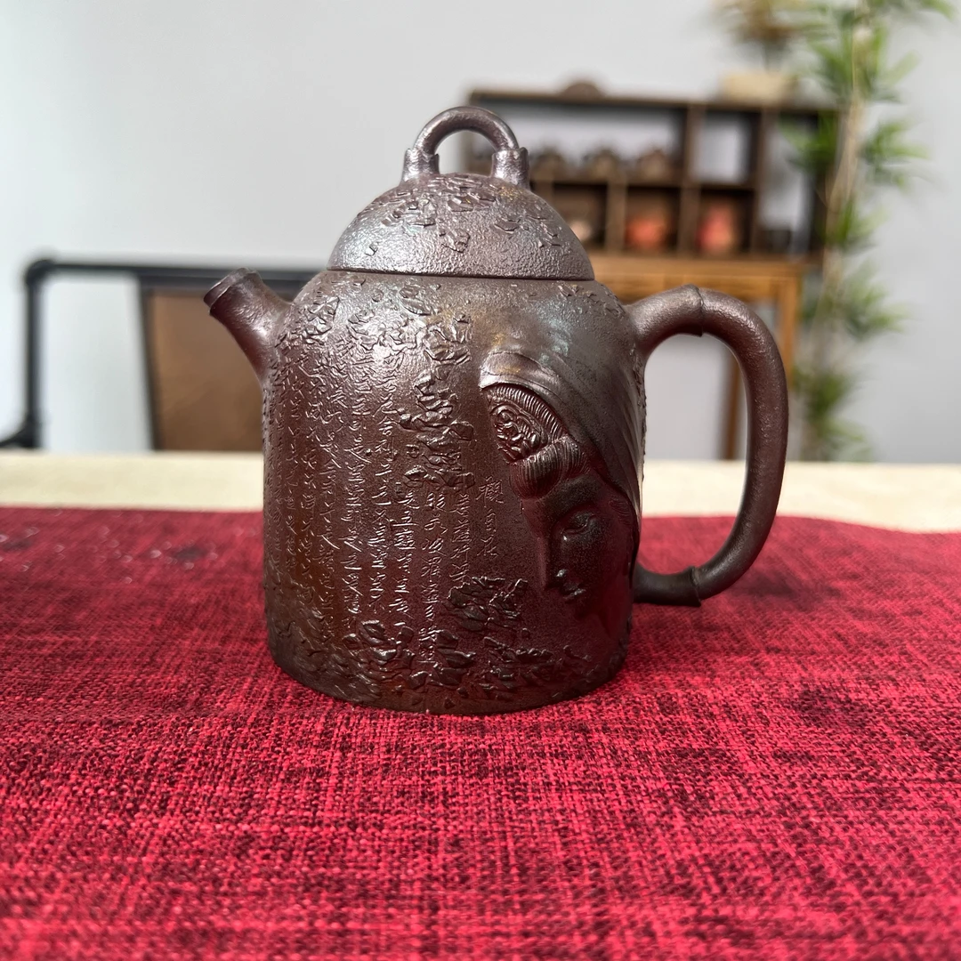 建水紫陶-东离手作-观自在-全手工-容量200毫升-精美家用高端茶具