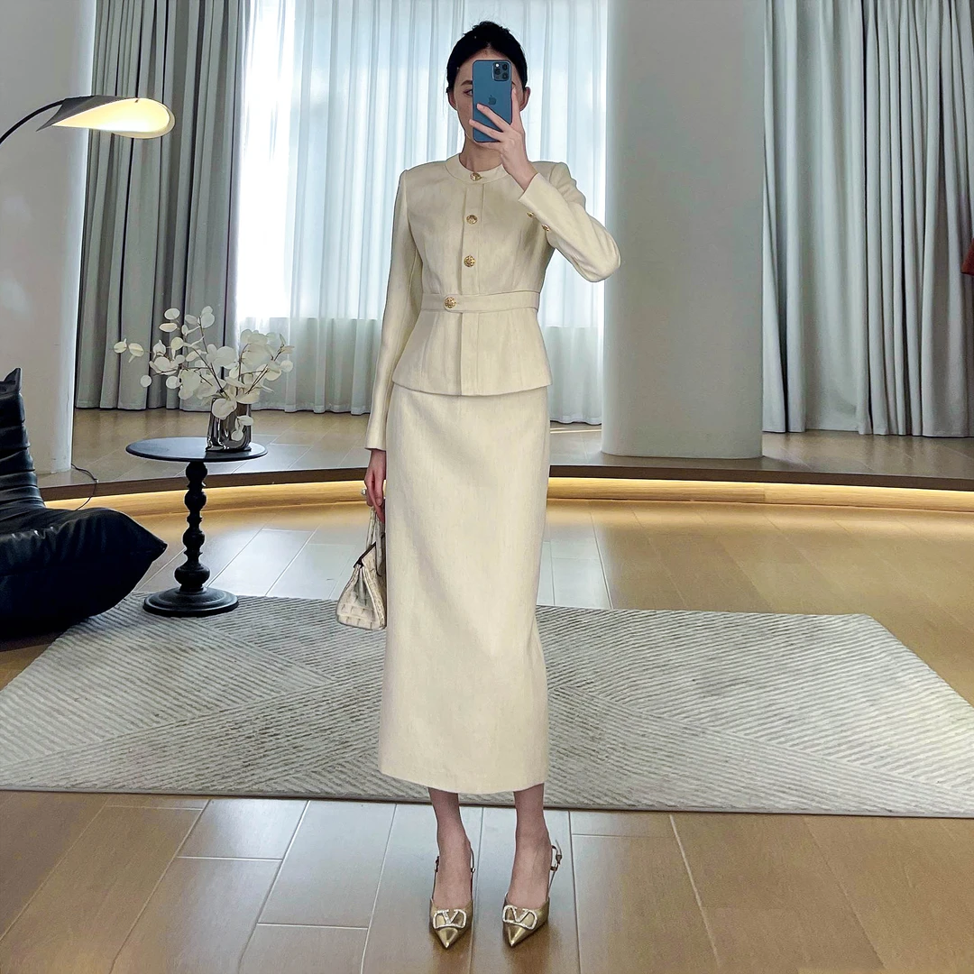 【一扇和风】小香风高级质感上衣显瘦短款外套LZ1569