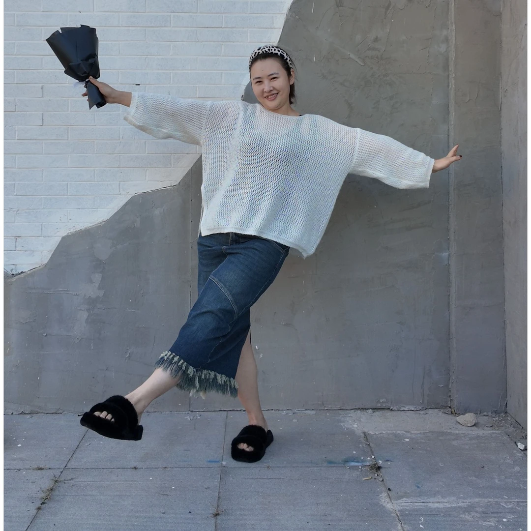 大博姐秋冬复古毛边流苏开叉显瘦牛仔半身裙时尚洋气