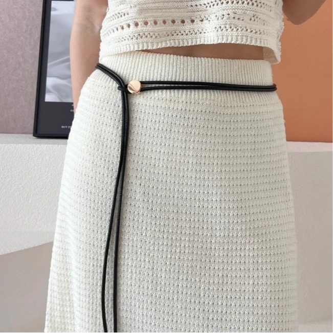 细腰带女百搭麻花编织复古文艺装饰配裙子连衣裙衬衫简约小皮带潮