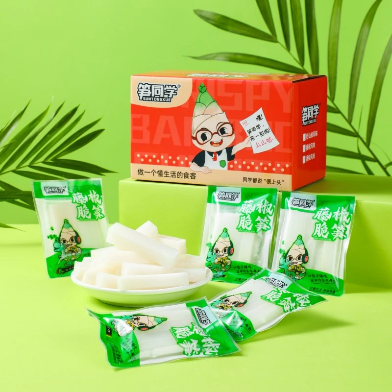 笋同学藤椒脆笋条泡椒竹笋子开袋即食脆嫩追剧好吃酸辣休闲零食